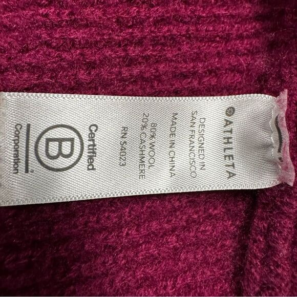 Athleta Cashmere & Wool Crewneck Sweater Size Small - Picture 6 of 7